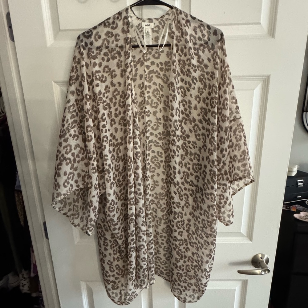 Aerie Animal Print Kimono